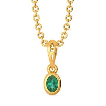 Emerald Grace Gemstone Pendants