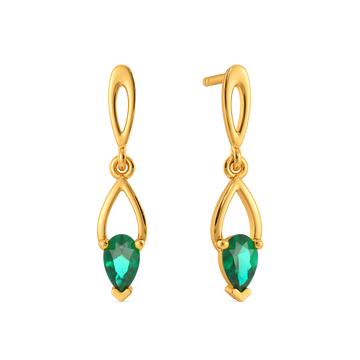 Blue Blossom Gemstone Earrings