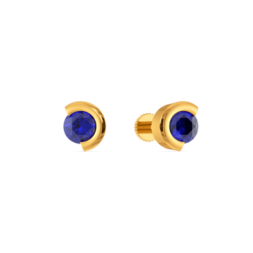 Sapphire Galaxy Gemstone Earrings