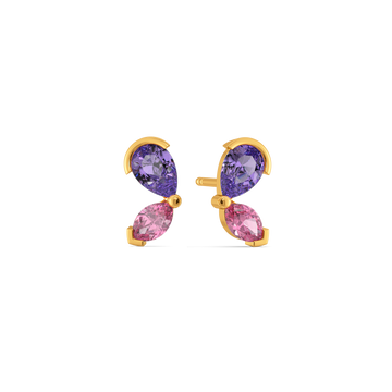 Stellar Bloom Gemstone Earrings