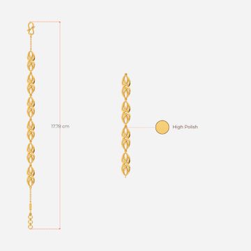 Rock Rebel Gold Bracelets
