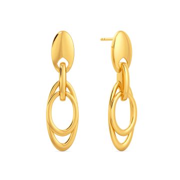 Funky Crunk Gold Earrings