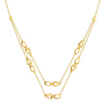 Grunge Unravelled Gold Necklaces