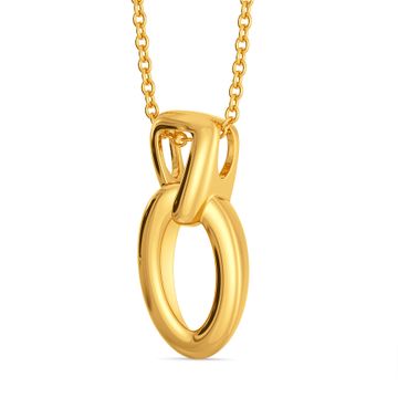 Grunge Unravelled Gold Pendants