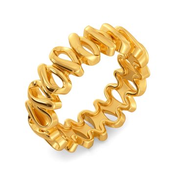 Fray Freely Gold Rings
