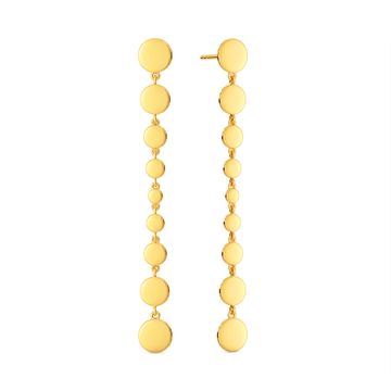 Groove Like Cher Gold Earrings