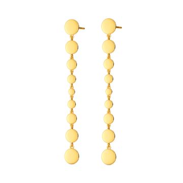 Groove Like Cher Gold Earrings