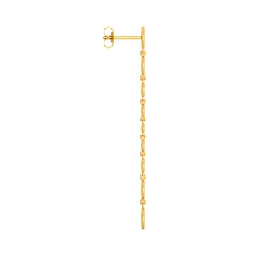 Groove Like Cher Gold Earrings