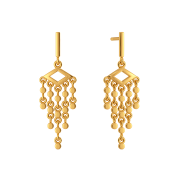 Swing Chic Gold Earrings