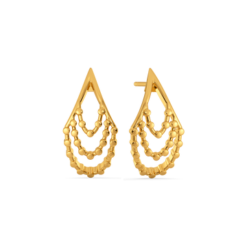 Golden Sway Gold Earrings
