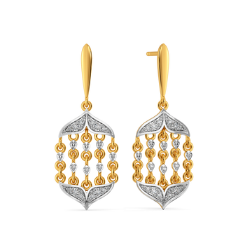 Twirl Glow Diamond Earrings