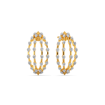 Twirl Glow Diamond Earrings