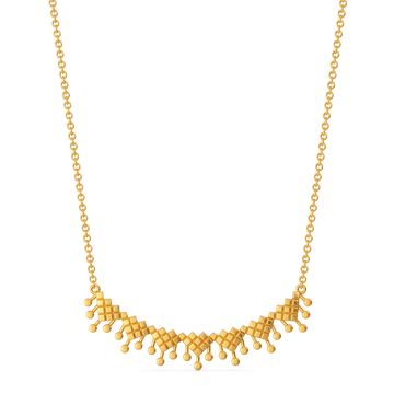 Glisten Flow Gold Necklaces