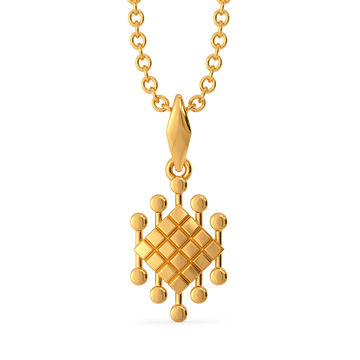 Glisten Flow Gold Pendants