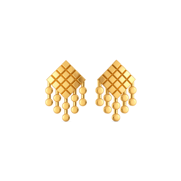 Glisten Flow Gold Earrings