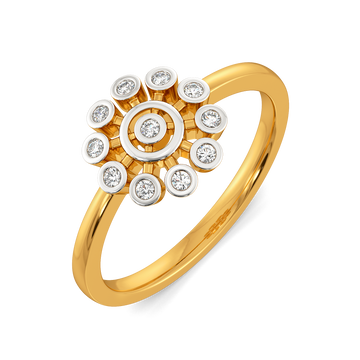 Glimmering Diamond Rings