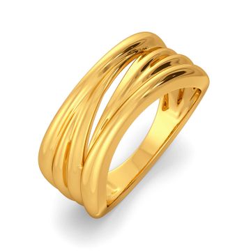 Sculptured in Greek Gold Rings