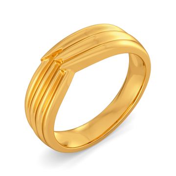 Dauntless Drapes Gold Rings