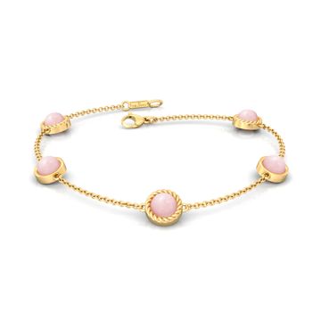 Ballet Pink Gemstone Bracelets