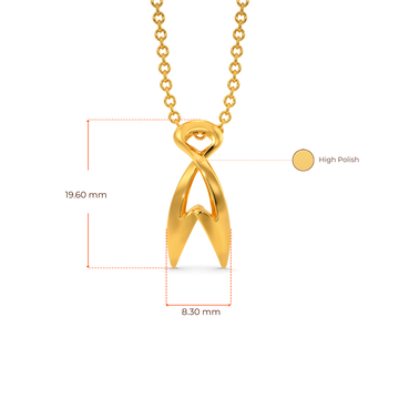 Wacky Grunge Gold Pendants