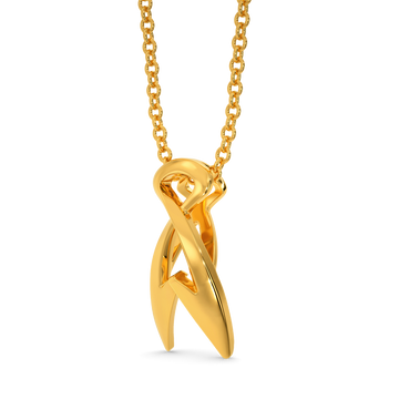 Wacky Grunge Gold Pendants