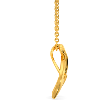 Wacky Grunge Gold Pendants