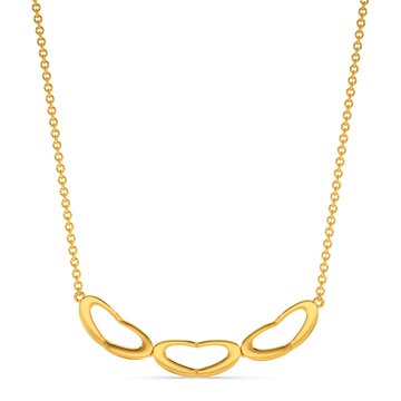 Grunge Resurgence Gold Necklaces