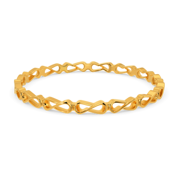 Teen Rebellion Gold Bangles