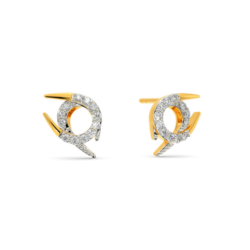 Guns N Roses Diamond Earrings