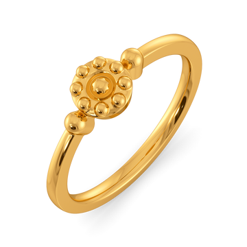 Glitter Glow Gold Rings