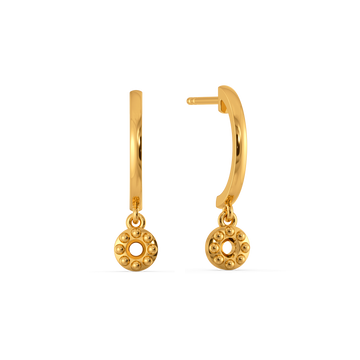 Glitter Glow Gold Earrings