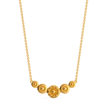 Glitter Glow Gold Necklaces