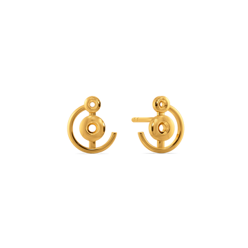 Glitter Glow Gold Earrings