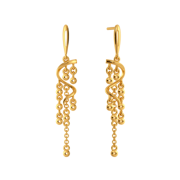 Glitter Babe Gold Earrings