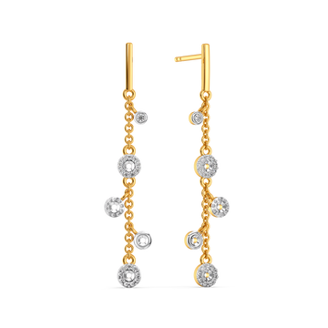 Glitter Bomb Diamond Earrings
