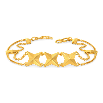 Midnight Enigma Gold Bracelets