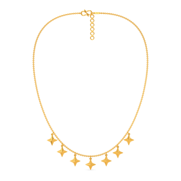 Midnight Enigma Gold Necklaces