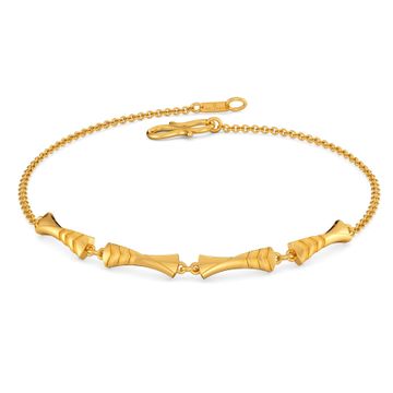 Shop Diamond Cut Curb Chain Bracelet  Pure 24K Gold  7879