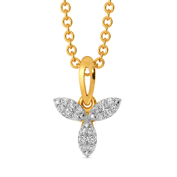 Bloom Drop Diamond Pendants