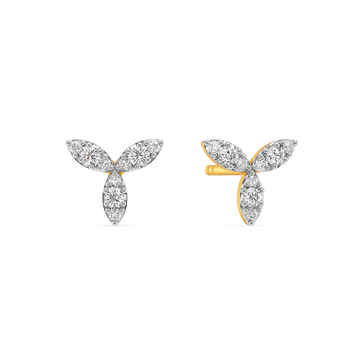 Bloom Drop Diamond Earrings