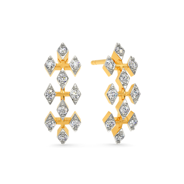 Mesh Majesty Diamond Earrings