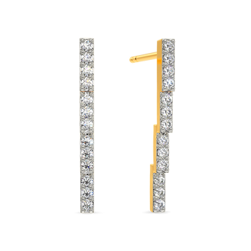 Chain n Chic Diamond Earrings