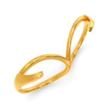 In a Beige Mood Gold Rings
