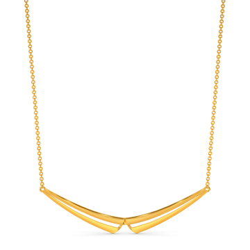 Binge on Beige Gold Necklaces
