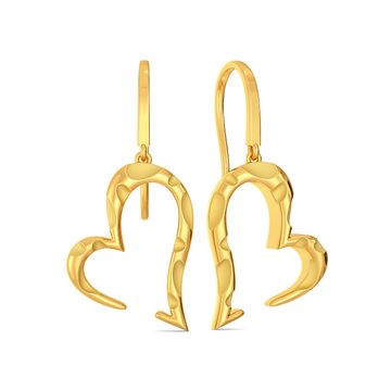 Love at First Sight Gold Earrings