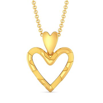 Love at First Sight Gold Pendants
