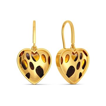 Leopard Love Gemstone Earrings