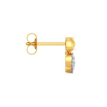 Knotty Hearts Diamond Earrings