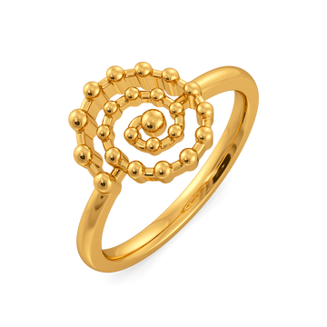 Leaned into Warmth Gold Rings