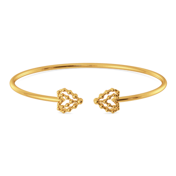 Sunlit Aura Gold Bangles